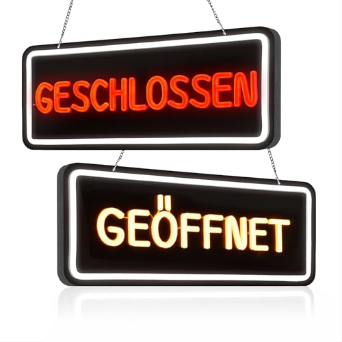 Flixyticy Doppelseitig Geöffnet/Geschlossen Neon schild Open/Closed LED