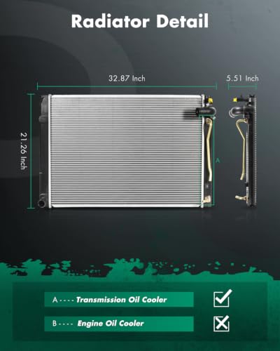 Image of SCITOO Automotive Replacement Engine Radiator compatible with Toyota Sienna