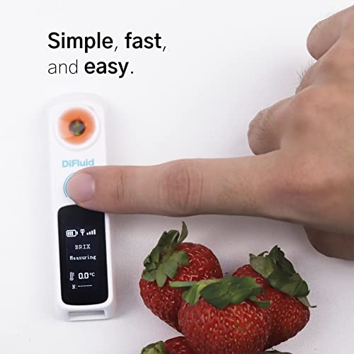 Difluid DFT-LS-SG1-EN-AIR-WT-01 Digital Brix Refractometer 0-32% Range Brix Meter thumb #2