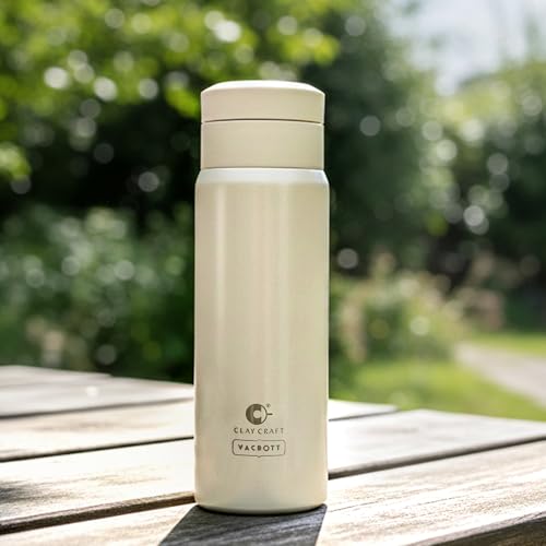 Image of CLAY CRAFT VACBOTT Legend Apex Double Wall|18 Hours Hot and 24 Hours Cold Vacuum Insulated Flask 550ml, 1Pcs, Steel Bottles for Travelling|BPA-Free|Leak Proof|BIS Certified|1Year Limited Warranty