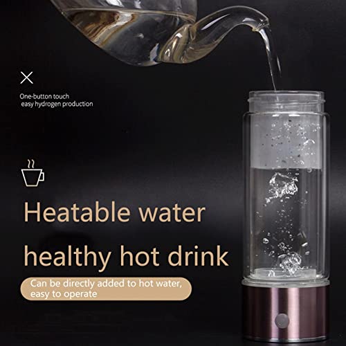 Générateur d'eau d'hydrogène portable 430ml concentration 1300-1600 PPB