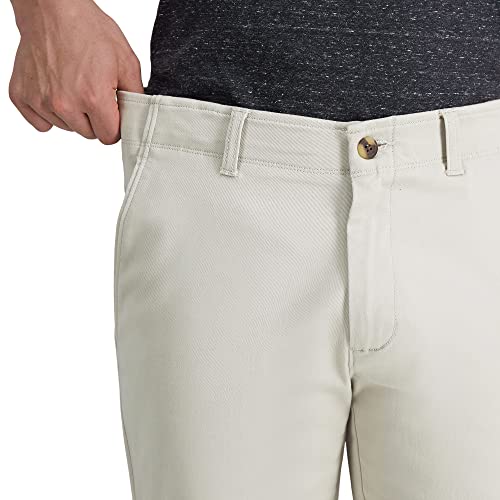 Haggar mens Life Khaki Comfort Flat Front Slim Fit Chino Pant4