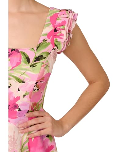 Image of Adrianna Papell Printed Midi Dress