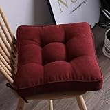 Photo Gallery yhxaiq cuscini spessore 10 cm per sedie cucina con lacci, lavabile rotondi e quadrati per giardino ufficio, peluche spessa, cuscini sedie pranzo per cucina aula(dark red square,50 x 50 cm) Photo Gallery yhxaiq cuscini spessore 10 cm per sedie cucina con lacci, lavabile rotondi e quadrati per giardino ufficio, peluche spessa, cuscini sedie pranzo per cucina aula(dark red square,50 x 50 cm)
