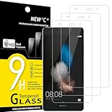 NEW'C 3 Pezzi, Vetro Temperato per Huawei P8 Lite, Pellicola Prottetiva Anti Graffio, Anti...