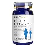 Fluid Balance - Natural Water Retention Supplement - Herbal Diuretic with Dandelion for Bloating Relief, Swollen Legs & Feet, Weight Management - Gluten Free, No Caffeine, No GMOs, Vegan
