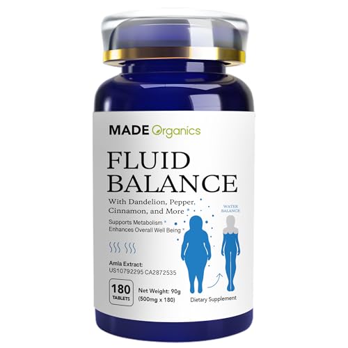 MADE Organics Fluid Balance - Natural Water Retention Supplement -