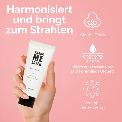 Elizabeth Mott Wasserfester Lidschatten gegen fettige Augenlider und Falten. Matte Face Primer (30 g) Claro