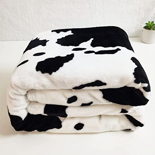 Cow Print Blanket, Fleece Cow Blanket For Kids Adults, Soft Cow Throw Blanket Cowhide Decor For Couch Sofa Bed (Cow 1, 40X50) #TOP7