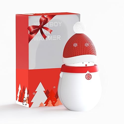 Hand Warmers Rechargeable,HooSeen Electric Hand Warmers Reusable,6000mAh Pocket Warmer/Power Bank,Fast Heating Heat Therapy,Perfect for Outdoors,Camping,Office for Women Men (A-Red)