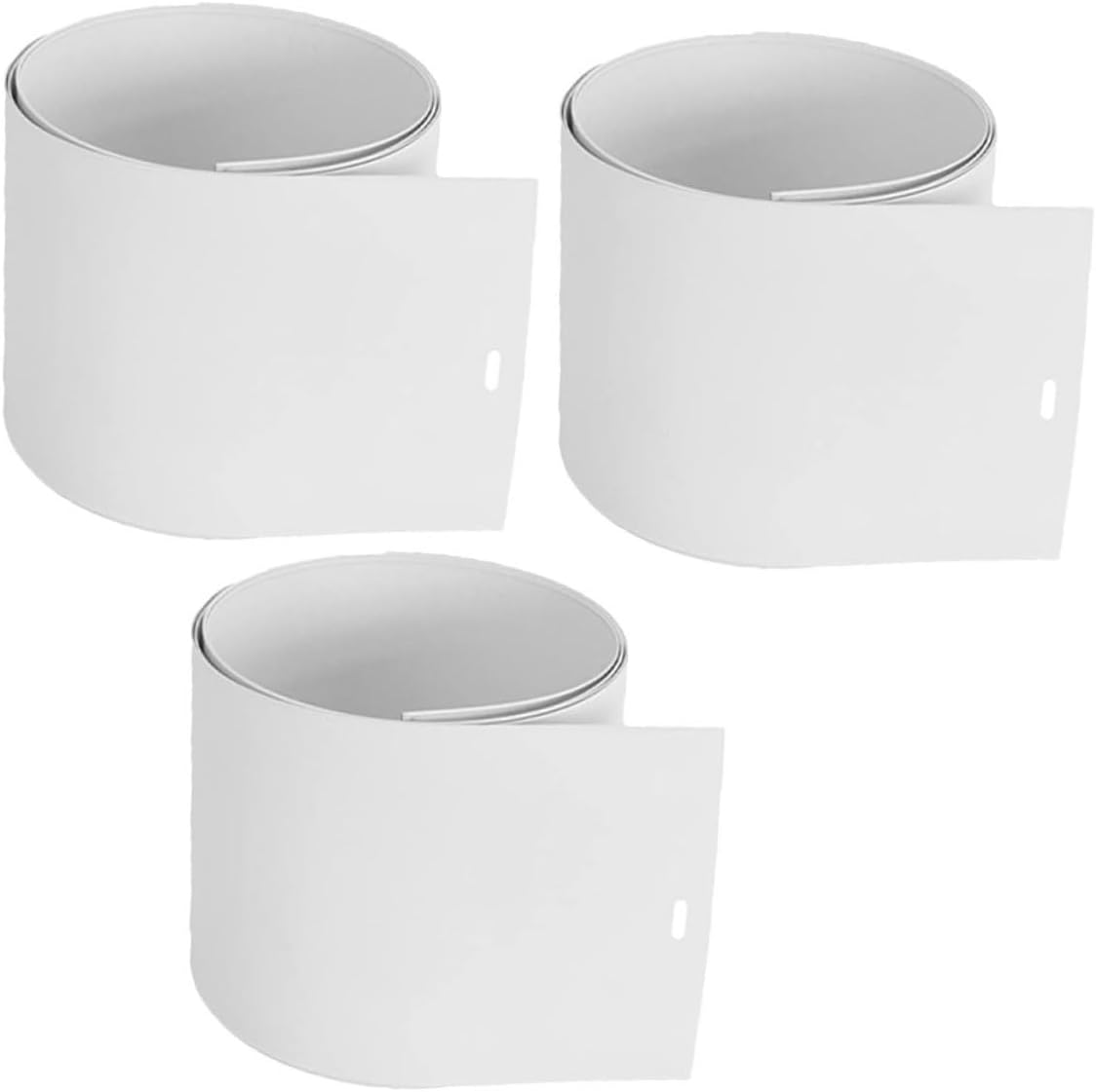 Alipis Blinds Replacement Parts 3pcs White PVC Vertical Blind Slats for Window and Sliding Door Blinds