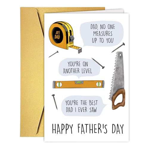 Funny Handyman Father's Day Card for Dad Daddy Father. Humorous H...