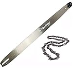 Farmertec Holzfforma Pro 36 Inch 3/8 .063 114DL Solid Bar & Full Chisel Chain Combo Compatible with...