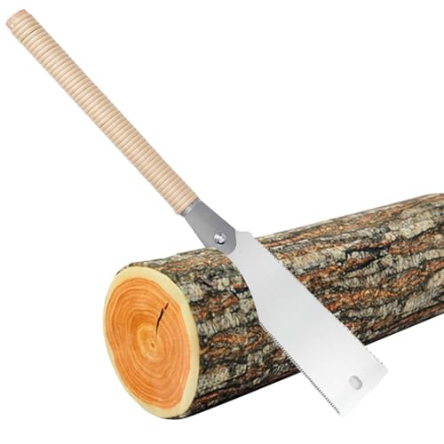 Sierra De Tirar | Recortes De Doble Filo - Serrucho De Madera De 22 Cm | Para Carpinteros Aficionados Fabricación Muebles Construcción Modelos Reparación Hogar Instalación Gabinetes