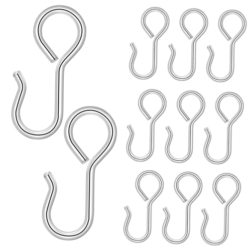 OUNONA Crochet De Fixation Métallique en S Lot de 50 Pièces pour Housse De Siège De Voiture Accessoire Pratique pour Fixer Coussins De Siège Auto Installation Facile pour Aménagement Intérieur