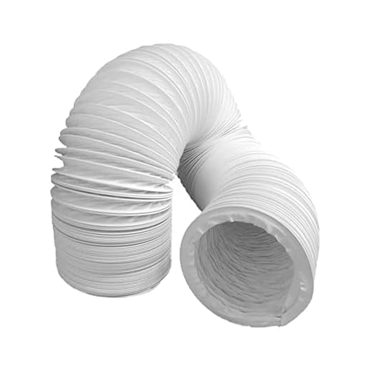 Anakel Home Tubo de Evacuación Universal de 3m para Secadora Fabricado en PVC con Refuerzo de Alambre de Acero | Ø102mm Tubo Flexible de Salida de Aire