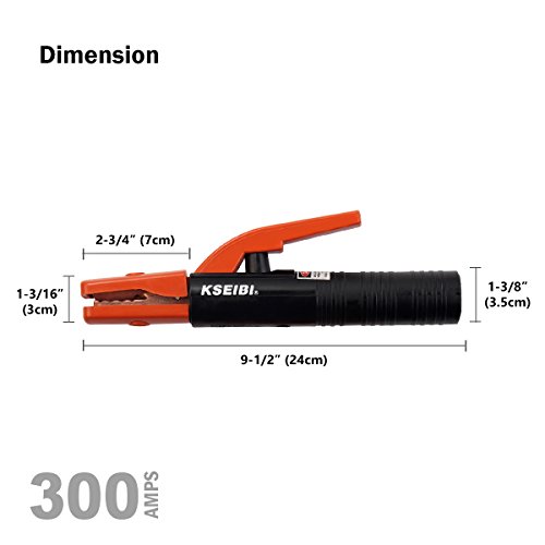 Image of KSEIBI 331215 300 Amp Welding Electrode Holder American Design