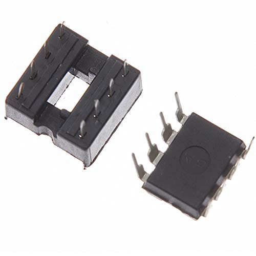 Bridgold 40Pcs(20Pcs*Ne555P+20Pcs*8P Ic Block) Ne555 Precision Timing Circuits,8-Pin. #TOP3