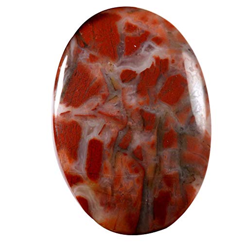 Jaspe rouge naturel cabochon ovale en vrac 57.55 ct pour création bijoux