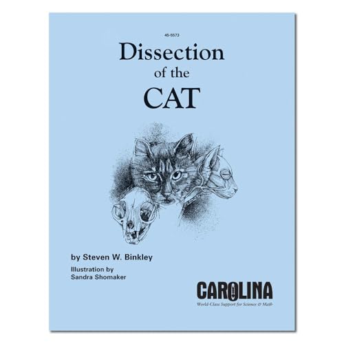 Dissection Of The Cat Manual, Detailed Illustrations, Emphasizes Essential Structures