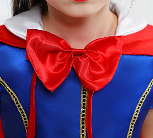 Vestido de Princesa para Niñas Disfraz Blancanieves 5-6 Años miniatura 4