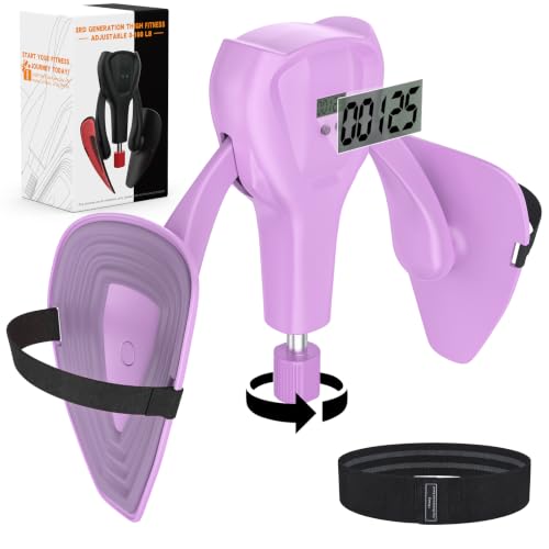 Image of 3rd Gen Inner Thigh Leg Train Exercisers 0-100 lbs Adjustable Resistance with Leg Straps Band Pelvic Floor Kegel Hip Exercise Workout Equipment Pilates Women Men