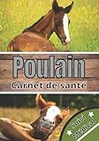Poulain carnet de santé: Suivi au quotidien de mon poulain | Suivi comportement, alimentation, vétérinaire, médical | Idéal propriétaire et enfant |