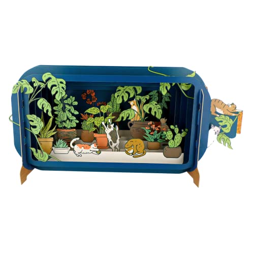 Alljoy Cards MIB179 - Tarjeta de felicitación desplegable con mensaje en una botella para cualquier ocasión