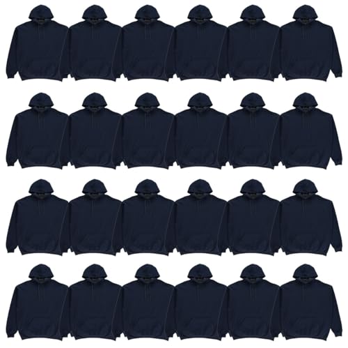 BILLIONHATS Wholesale Hoodie Sweatshirts Men's Women's Unisex Hoodies Cotton Blend, Bulk Adults Sweatshirt, Homeless Donation