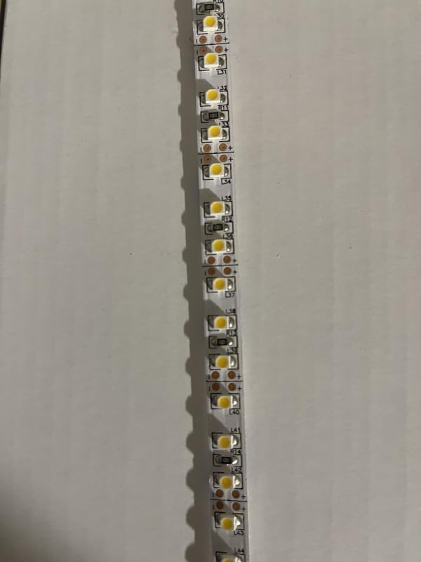 3000K Solid Color LED Tape Light, Indoor, 24V, 32.8FT-Pack, 2.3W/FT