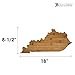 Totally Bamboo Kentucky State Shaped Bamboo Serving and Cutting Board