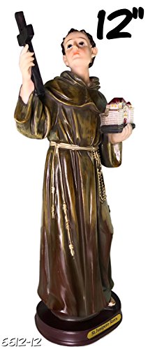 Estatua Alliance St. Junipero Serra 12 pulgadas