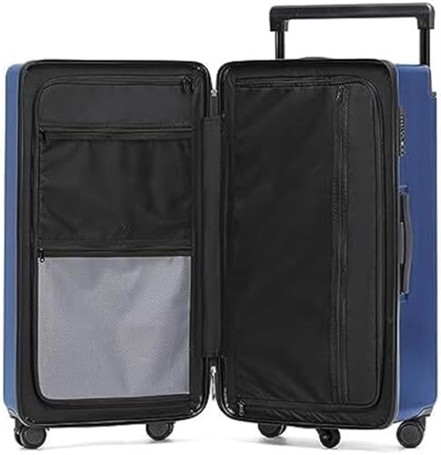 ANIIC Luggage Suitcases With Wheels 26inch Luggage Thickened Zipper Wide Trolley Wear-resistant Suitcase Checked Luggage Suitcase Spinner Luggages (Color : Sliver, Size : 26inch)3