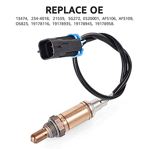 Nifeida 13474 Oxygen Sensor Oe Fitment O2 Sensor 1 Sensor 2 Upstream Downstream Auto Parts Fit 234-4018 Afs106 Replacement For Buick, Cadillac, Pontiac, Oldsmobile, Gmc, Silverado, Tahoe, 19178116 #TOP4