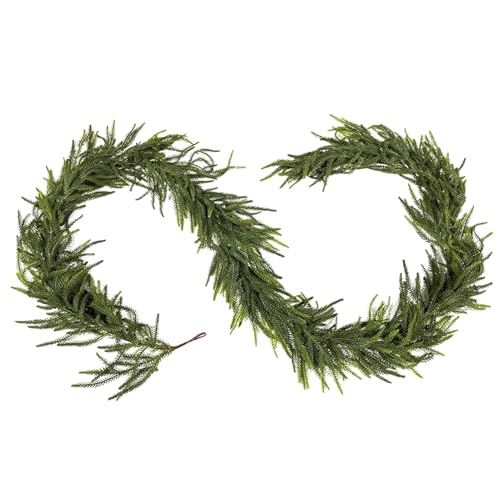 Guirlande de pin Real Touch haut de gamme pour décoration de fête à domicile