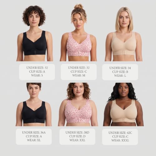 PoseFree Posture Support Bra for Women, Wireless Cross-Back Full Coverage - Image 4