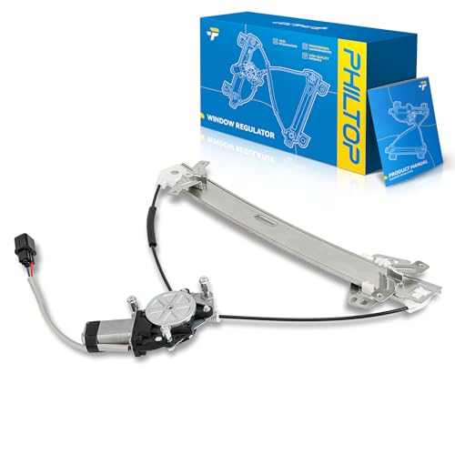 Image of PHILTOP Front Right Passenger Side Power Window Regulator and Motor Assembly Compatible with 2004-2008 Acura TSX Replaces 748-047,2 Pins
