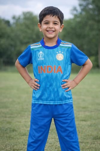 Image of Army Costume for Kids | Military Soldier Fancy Dress Outfit (Blue, 5-6 Years)