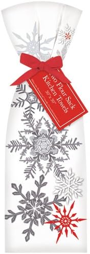 Grey Snowflakes Towel Set