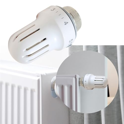 PURPLELILY Adjustable Thermostatics Radiator Valves Temperature Control Valves Replacement Floor Heating System Thermostat Valves Shower Temperature Control Valves