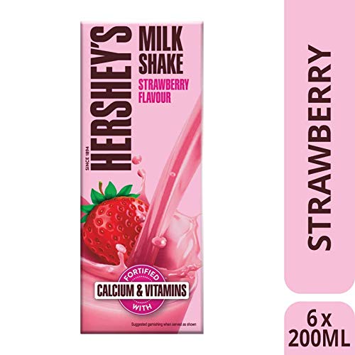 Hershey's Milkshake Strawberry, 6 x 200 ml - Image 2 thumbnail