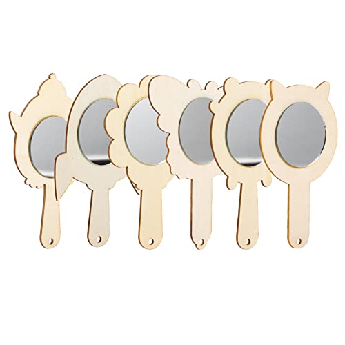 Abaodam 30 Peças espelho faça você mesmo espelhos de mão brinquedos para crianças Brinquedos infanti