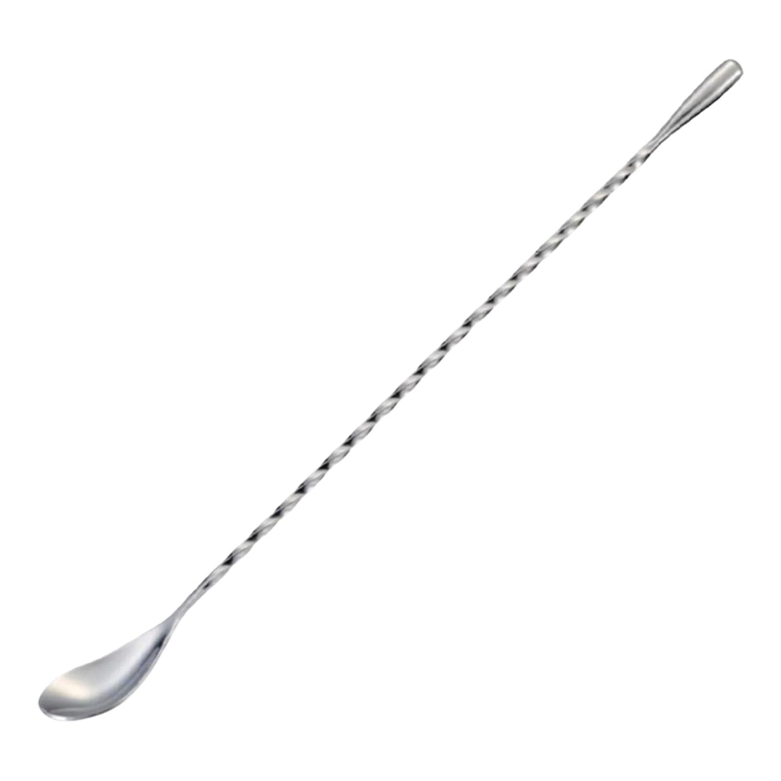 Tsophreniq Premium 304 Stainless Steel Stirring Spoon Double Ended Design Smooth Front for Coffee Cocktails Dessert Bartenders Spoon for Coffee and Ice Creams