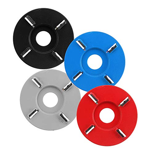 Disco de carpintería de 4 dientes negro para amoladora angular de 22 mm 3