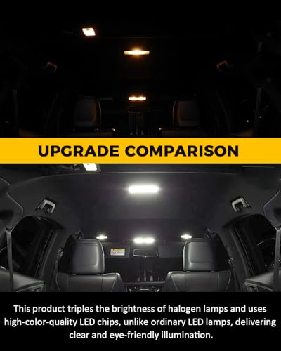 Kit de luces LED interiores para Toyota Highlander 2014-2019 miniatura 6