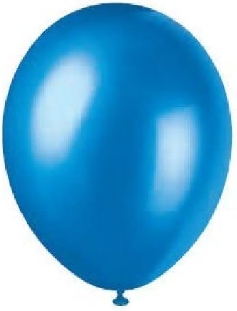 25 BALLOONS LARGE 12 INCH SHINEY GLOSS FINISH IN MANY COLOURS (LIGHT BLUE)