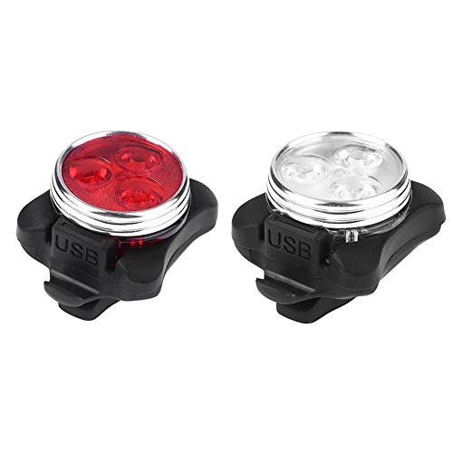 Ahomi Linterna Bicicleta + lámpara Cola 3 Modos USB