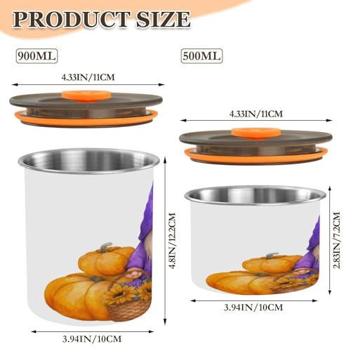 Envase de Café Hermético de Acero Inoxidable 500 ml miniatura 2