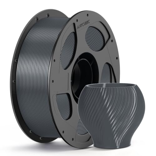 Image of ANYCUBIC PETG Filament 1.75mm, 3D Printer Filament, Dimensional Accuracy + /- 0.02mm, Exceptional Toughness, Print with Most FDM 3D Printers, 1KG Reusable Spool, Dark Grey