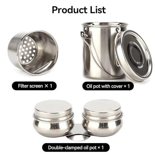 Beufee Arruela de escova de aço inoxidável, limpador portátil de escova de metal com tampa e lavador